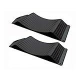 UKB4C 2 X Tyre Saver Round Wheel Stop Leveller Ramp Prevent Flat Spots Caravan Motorhome Car Trailer Camper Van