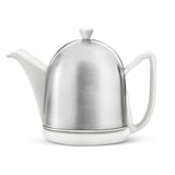Bredemeijer 3510W Teapot Manto 1,0L, satin finish, spring white, Stainless Steel, 1 L, 17.2 cm*14.1 cm*23.7 cm