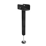 Large Extendable Universal Centre Rail Support Foot for use with Wooden Bed Frames- Black - for USE with Centre Rails Upto 42mm Wide