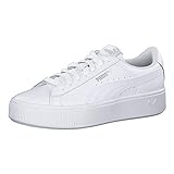 Puma Women Puma Vikky Stacked L Sneakers, Puma White-Puma White, 6 UK