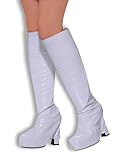 Bristol Novelty BA309 Go Boot Tops White, Womens, One Size