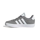 adidas Unisex Kids VL Court 3.0 Shoes, Grey Three/Cloud White/Grey Two, 5 UK