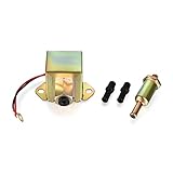 Madlife Garage Inline Fuel Pump 12 Volts Universal Electric Fuel Pump Petrol Diesel 2.5-4PSI EP12 For Car Vans Trucks Motorcycle ATV Carburetor