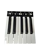 White black Keys Keyboard Parts compatible For Yamaha -(DGX-660 DGX-650 DGX-640 DGX-630 MM8 MOX8 MOXF8), replacment keyboard for Electronic piano，replacment keyboard of Electronic piano,12 keys whit