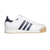 Adidas Mens Samoa Lace Up Sneakers Shoes Casual - White, White, 8.5 UK