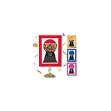 Candy Dispenser Picture Frame, Handy Candy Frame Dispenser, Sweet Dispenser Wall Mounted or Desktop, Creative Candy Frame Dispenser Gumball Machine for Kids, Fun Gift for Home or Office (Red)