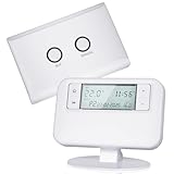 Energy Saving Innovation Controls ESRTP4RF+ Wireless Programmable Thermostat, Wireless Boiler Control Thermostat, Regulate Indoor Temperature Through Programming, Intelligently Control Heating