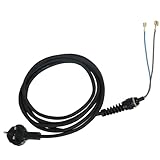 SPARES2GO 240v Cable Power Lead 3 Pin Plug Compatible with Belle Minimix 150 M16 Cement Mixer (3m)