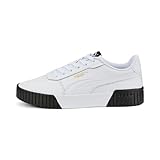 Puma Women Carina 2.0 Sneakers, Puma White-Puma White-Puma Team Gold-Puma Black, 6 UK
