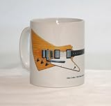 Guitar Mug. Allen Collins Gibson Explorer Illustration.