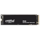 Crucial P310 1TB SSD M.2 2280 NVMe PCIe Gen4, Up to 7,100MB/s, Laptop & Desktop (PC) Compatible, Internal Solid State Drive - CT1000P310SSD801