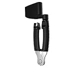 D'Addario Accessories Bass Pro-Winder - Bass Guitar String Winder, Bass String Cutter, Bass Guitar Bridge Pin Puller - Ultimate Ergonomic All in One Bass Tool for Restringing - Black