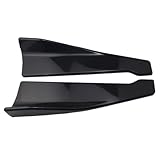 CAOZIXMB Rear Bumper Lip for Renault Espace 2001-2013, Rear Bumper Canard Splitter Spoiler Splitter Lip Rear Spoiler Car Accessories,Black