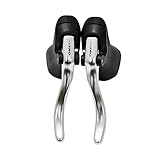 TEKTRO RL340 Brake Lever Set Road Bike 23.8mm & 24.2mm Rubber Hood Brake,Silver, MH2720
