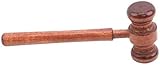Brown Handmade Wooden Gavel, Auction Gavels, Vintage Judge Gavel, Props Clothing Accessories,Desk Accessories and Workspace Organizers