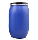 220L plastic open top barrel drum keg storage shipping container