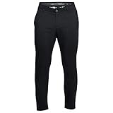 Under Armour UA Showdown Taper Pant, tracksuit bottoms; joggers Men, Black (Black/Steel Medium Heather/Black (001)), one size