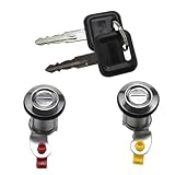Car Door Lock Key Car Door Lock Cylinder Set with Key for Nissan for Navara D21 for Pickup 1986-1998 80600-01G25, 80601-01G25