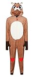 Ladies Character ONEZEES Grinch Rudolph All in ONE Fleece Pyjamas UK 4-28 New