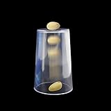 Pistachio Thru Glass Cup Magic Tricks Nuts Penetration Magic Magician Close Up Stage Illusions Gimmicks Mentalism Props Comedy Accessories