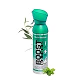 Boost Oxygen Cylinder - Portable Oxygen Cylinder for Breathing Up to 100 Uses | Menthol-Eucalyptus Pure Oxygen Can Promotes Free Breathing, assists with Hangovers, Colds, & Revitalizes Lungs 5L