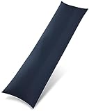 Utopia Bedding Bolster Pillow Pack of 1, (Double, 4Ft 6 Inch), Full Body Pillow, Soft Hollowfiber Filling, Long Pregnancy Pillow for Maternity Support and Side Sleeper (Navy)