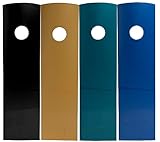 Exacompta - Ref 182505SETD - 1 Set of 4 Mag-Cube Neo Deco Magazine Rack - Assorted colors