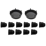 ROBUST Set Of 2 Wheel Centre Cap + Wheel Nut Covers for Ford Transit Mk6 Mk7 1809109 YC151K011AB YC15-1K011-AB 2000-2014