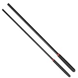 18-inch Horse Riding Crop Stick 2-Piece Set, Black, 21-inch…