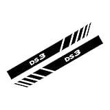 Car Stickers for Citroen DS3 DS4 DS5 DS6 DS7, 2 Pcs PVC Car Rearview Mirror Decor Stickers Sport Styling Scratch Resistant Decoration Decals Gifts and Merchandise Car Accessories,A