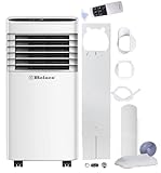 Belaco Air Conditioning Unit, 9000 BTU Portable Air Conditioner with Dehumidifier & Fan Function, Remote Control & Dual Window Installation Kit & Seal Included, 24 Hour Timer with 28L Dehumidification