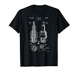 Vintage Patent Print 1900 Engine Spark Plug T-Shirt T-Shirt
