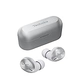 Technics EAH-AZ40M2ES Wireless Earbuds with Noise Cancelling, Multipoint Bluetooth, Comfortable In-Ear headset, Customisable Fit, Up to 5.5 Hours Playtime Silver