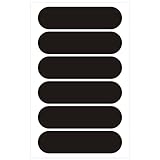 EUZUXU 6 Retro Reflective Stickers kit, Adhesive for Motorbike Helmet/Scooter/Bike, High Visibility