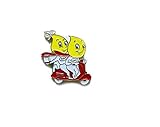 GBJUK Esso Scooter Vespa Lambretta Pin Lapel Badge with Butterfly Clasp Back