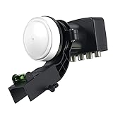 Visiblewave 4K Quad LNB 4 Output HD for SKY HD/Freesat HD with Bracket