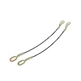 A ABSOPRO Tailgate Wire Cable Strap UH7065760K for Ford for Ranger (Set of 2)
