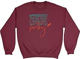 Shopagift I Do Poetry Sweatshirt Poet Word Writer Unisex Jumper Maroon