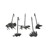 Branding Iron - Personalized Animals Home Accents, Jaguar Bigfoot Raven Whitetail Designs Branding Irons, Wood Burning for Woodworking, Custom Brand for Steak BBQ and Grilling