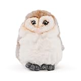 Living Nature SMOLS Barn Owl Plush Toy | Soft Toy Gift For Kids | Naturli Eco-Friendly Plush, White