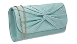 Swankyswans Women's Louise Clutch Bag, Mint, One Size