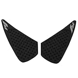 Konerstone Anti slip Gas Fuel Tank Pads Protector Stickers Knee Grips Traction Side Pads for Yamaha YZF R1 2004 2005 2006 Motorcycle Accessories YZF-R1 Black 04 05 06