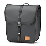 VARUN Bike Pannier Bag, 20L Waterproof 600D Bicycle Rack Bag with Quick Release, PVC Coated Rear Bike Bags for Bicycle Commuting/Touring (No Tools Installation)