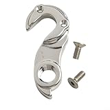 Zilimontt Aluminum Alloy for for Bike Rear Derailleur Hanger Dropout with Bolts, Durable Tail Hook Gear Mech Replacement for for Saracen Mantra Zen X for for Bicycle, Lightweight Black
