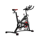 Schwinn 700IC Indoor Cycling Bike Silent Low Maintenance Belt Drive 18kg Flywheel Dual SPD Pedals Adjustable Fit LCD Console Tablet Holder No Subscription Required