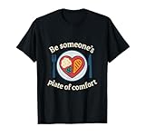 Community Service Plate of Comfort Heart Design T-Shirt