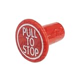 Red Stop Cable Knob Nob Replacement for Massey Ferguson 35 FE35 TEF 20 165 240 290 Tractor