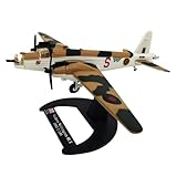 DAGIJIRD Simulation Alloy Aircraft Model 1:144 Alloy WWII United Kingdom Vickers Wellington Bomber Plane Model