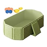 Foldable Bathtub Baby, Baby Bath Tub, Large Toddler Bath Tub, Including Floating Toys and Balls,Indoor Outdoor Bathing Tub for 0-8 Years Boys and Girls, 75 X 70 X 25 CM