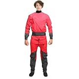 Hcclijo Dry Suit Suppliers Junior Drysuit Rescue Outwear Clothing Kayaking Swimming Drifting Adventure Red XS